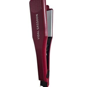 Vidal Sassoon Red Hair Straightener Flat Iron Does turn on and get Hot‎